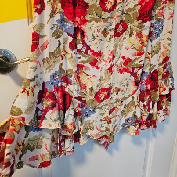 Beautiful Vintage Floral Spanish Designer Sundress - Picture 5 of 12